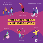 graphics of people doing exercises
