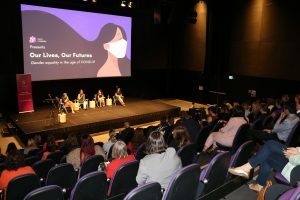 wide shot of IWD 2021 event